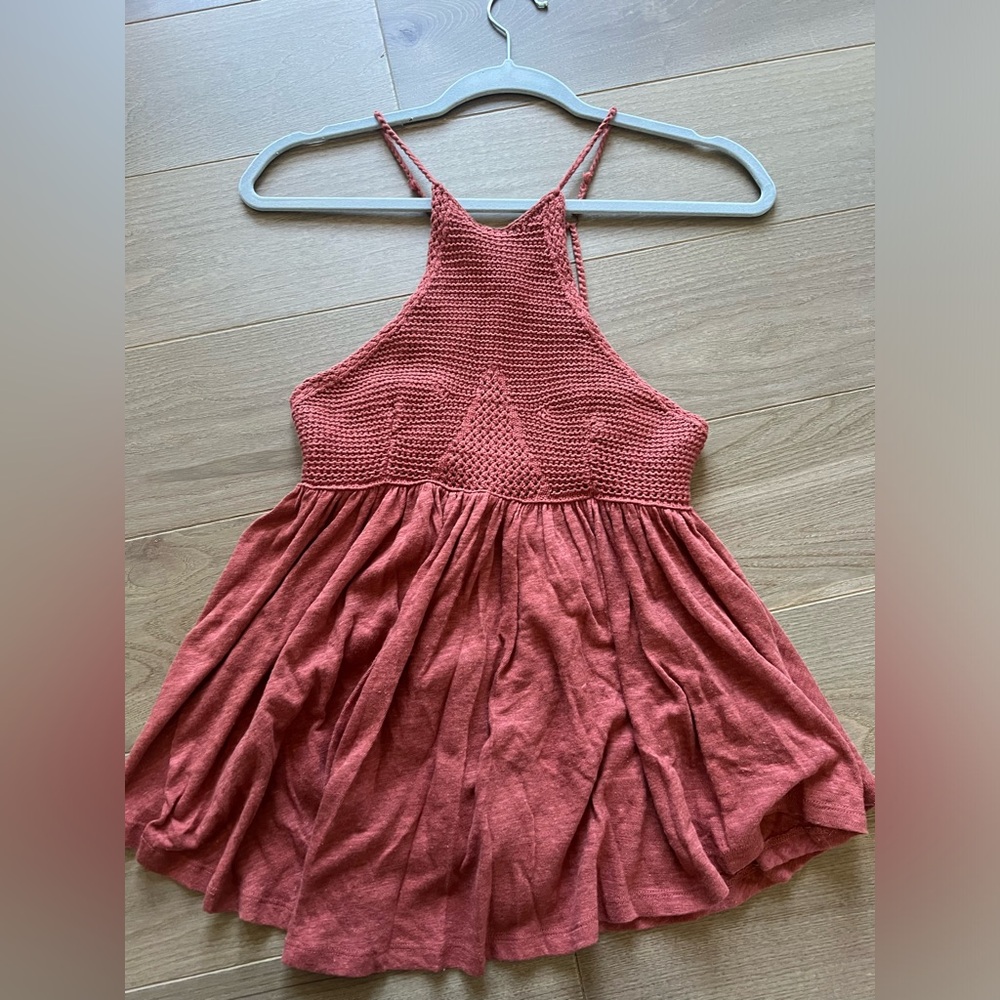 Free People Crochet Tank Top
